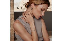 TRAILBLAZER - Bracelets avec pierre - Argent / Rhodié - Zircone - 18,5cm